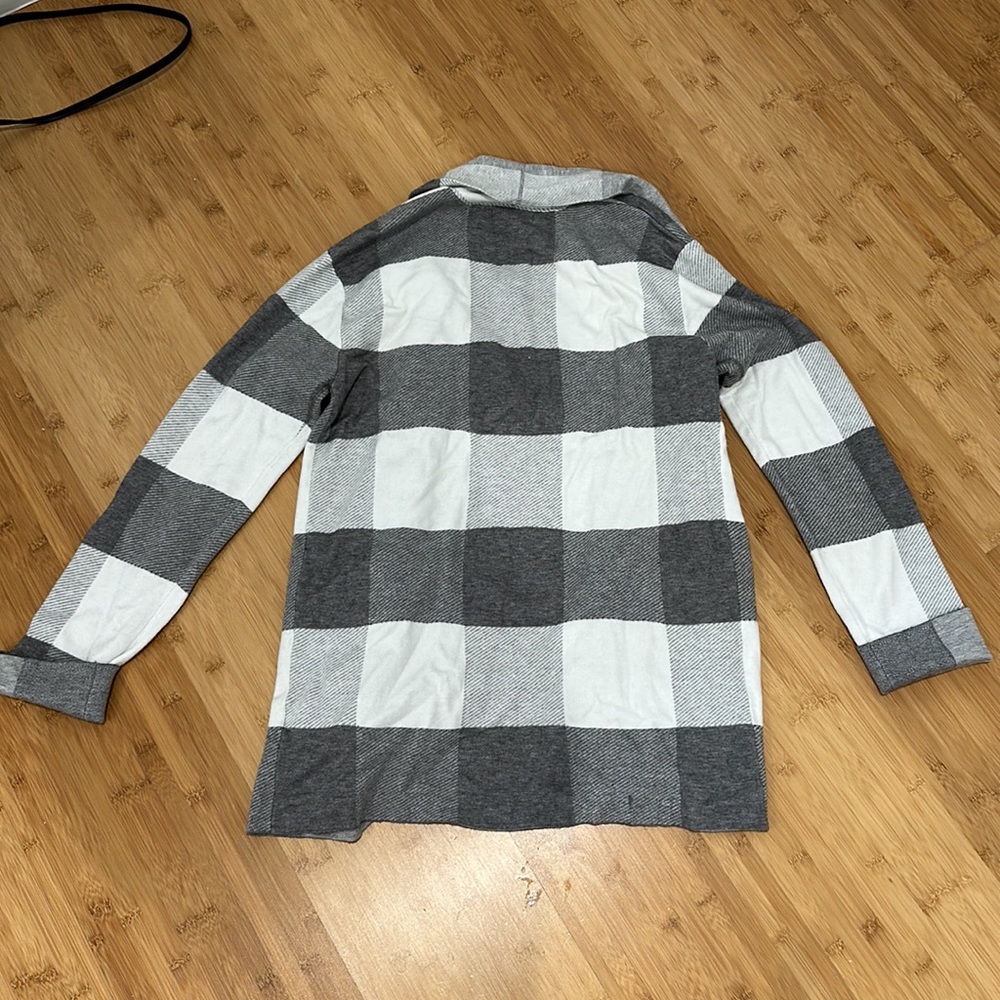 NWT white and gray cardigan - Picture 4 of 5